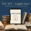 UGC NET – English Notes